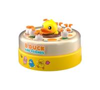 Fuwraixis Pato Amarillo saltarín para niños-Juegos de Ruleta para niños-Entrenamiento de concentración para niños-Set de Juguetes educativos Little Yellow Duck-14 Piezas
