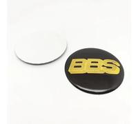 FUWUDI 4 Piezas Pegatina para Tapa de Rueda para BBS 60MM, Adhesivo para Tapacubos Pegatinas, Logotipo de La Cubierta Central del Cubo de La Rueda,A