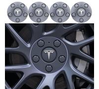 FUWUDI 4 Piezas Tapas Tapacubos, Tapas para Llantas para Tesla Model 3 Highland 2024, Tapas de Buje de Material ABS, Embellecedor para Llantas Tapacubo Accesorios