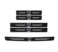 FUWUDI 5 Piezas Protección del Umbral de Protección Puerta, Protector para Paragol PES Trasero para Mazda CX-3 Bj. 2015-2021, Pegatina para Umbral de Coche Accesorios