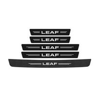 FUWUDI 5 Piezas Protección del Umbral de Protección Puerta, Protector para Paragol PES Trasero para Nissan Leaf, Pegatina para Umbral de Coche Accesorios