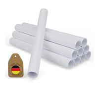 FUX 10 revestimientos de tubos de calefacción, revestimiento de tubos, para diámetro de tubo de 15 - 18 mm, longitud: 200 mm, revestimiento de tubo para tubos de calefacción, cubierta de tubo,