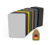 FUX 160 piezas de espaciadores de plástico Set 60 x 40 x 1,5-20mm Bloques de acristalamiento surtido Tachones Placas de base Placas separadoras Placa de plástico Placas de compensación Cuñas de