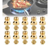 FuxFuis 10PCS Boquilla para Cocina de Gas Butano Boquillas de Chorro de GLP para Cocina Inyectores Cocina Gas Butano Kit de Conversión para Quemador de Gas Boquilla de Propano Butano 0.5/0.7/0.87/1.02