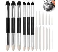 FuxFuis 18 PCS Difuminadores para Dibujo Difuminadores de Papel para Dibujo Artístico Difuminadores para Dibujo de Doble Punta Bolígrafo Difuminador Herramientas de Dibujo de Bocetos para Arte