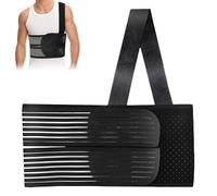 FuxFuis Cinturón de Costilla Faja para Costillas Rotas Elástica Soporte para Costilla Transpirable Cinturón de costilla Rota para Costillas Agrietadas Fracturadas Dislocadas y Posquirúrgicas