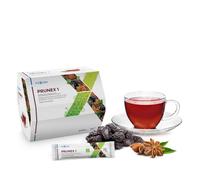 FuXion Prunex 1 Tea - Bebida instantánea en polvo, limpieza y desintoxicación de colon, para un tránsito intestinal óptimo, 1 bolsa de 28 sobres