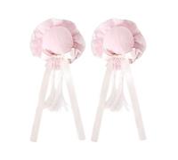 FUXIU 1 par de horquillas para el pelo con forma de moño para niña, juego de rol de anime en Halloween, estilo chino, clip para el pelo para mujer