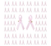 FUXIU 200 broches de cinta rosa para concienciación sobre el cáncer de mama, pin de cinta esmaltada de larga duración para actividades, 1, Como descripción detallada