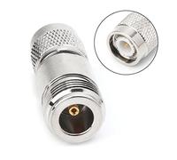 FUXIU - Adaptador coaxial RF TNC macho conector N hembra
