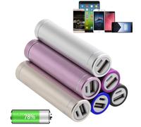 FUXIU Batería externa de carga rápida, cargador de batería portátil USB para teléfono 6/6 Plus/5S 18650, batería portátil fácil de usar, esencial de viaje