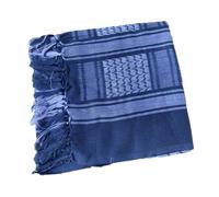 FUXIU Bufanda religiosa Shemagh para hombre, bufanda árabe, turbante táctico, multiusos, para ciclismo, pañuelo a prueba de polvo, Azul Y Blanco, As detailed discription