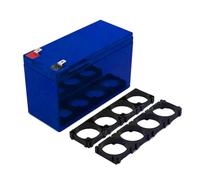 FUXIU Caja de batería ABS con soporte de cuatro eslabones 32650/32700, elegante carcasa de batería ABS ligera