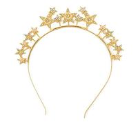 FUXIU Diadema de cristal brillante para el cabello, accesorio para el cabello, para desfiles, bailes, bodas, bodas
