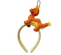 FUXIU Diadema de dibujos animados con forma de dragón para fotografía, para fiesta de Año Nuevo, para niñas y mujeres, varios colores