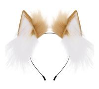 FUXIU Diadema flexible para el pelo de sirvienta, diadema de oreja, diadema para disfraz, aro de pelo para niña, suministros de fiesta temática de subculturas