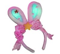 FUXIU Diadema LED con orejas de animales, suave y cómoda, ideal para fiestas de Halloween