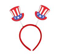 FUXIU Diadema para el 4 de julio, para el Día de la Independencia, con banderas americanas, diseño de bandera americana, Día de la Independencia