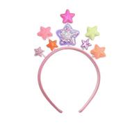 FUXIU Diadema para el día del niño con lentejuelas brillantes, purpurina en forma de estrella, diadema para carnavales, aros para el pelo