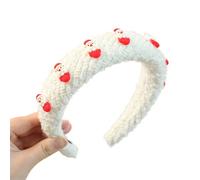 FUXIU Diademas con purpurina con temática navideña, diadema con purpurina para el pelo de Navidad, suministros de fiesta