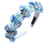 FUXIU Diademas de flores para mujer, diseño de mariposa, para bodas, fiestas, guirnaldas, coronas de pelo, diademas florales