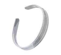 FUXIU Diademas lisas y llamativas, diadema transparente invisible ancha/fina para manualidades, aro de pelo, diademas transparentes para mujeres, 2 cm