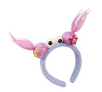 FUXIU Divertidas diademas coloridas para el pelo, accesorios para cabina de fotos, diadema de dibujos animados, diadema trenzada para lavarse la cara