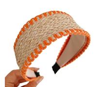 FUXIU Elegantes bandas anchas para el pelo, accesorios para cabina de fotos, diadema ancha para fiestas, diadema anudada para festivales de música