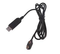 FUXIU - Eliminador de batería, 9 V, adaptador de alimentación, cable USB, repuesto para batería 6F22 para multímetro micrófono, juguete y mando a distancia