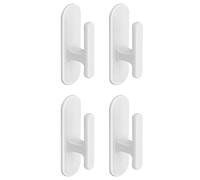 FUXIU - Enrollador de cordón ciego para casa, oficina, adhesivo de seguridad para cortina, ventana, cortinas, cadena ciega, ganchos para tapones, 4 piezas