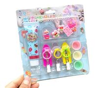 FUXIU Juego de horquillas para el pelo para crear tu clip de pelo único, kit de accesorios de resina de gel crema batida