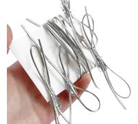 FUXIU Lazos metálicos para collar, estilo elegante de los años 2000, clip lateral, lazos para el pelo, estilo gótico metálico, lazo, balletcore