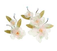 FUXIU Llamativo clip para el pelo, horquillas de flores, accesorios para el cabello, pasadores únicos para sesiones de fotos y peinados