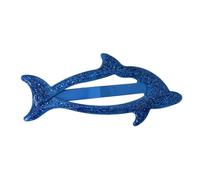 FUXIU Pinza para el pelo para niñas con purpurina para mujeres y niños, tocado de delfín, pasadores con forma de delfín, horquillas para niñas