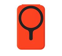 FUXIU Portatarjetas compacto antideslizante, soporte para tarjetas de bolsillo, almacenamiento de tarjetas para teléfono de 16, 15, 14, 13, 12, Orange