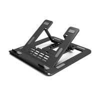 FUXIU Soporte ajustable para laptop, elevadores plegables portátiles con mejora la disipación del calor, soporte multiángulo, grueso para el hogar