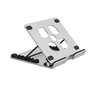 FUXIU Soporte plegable de aluminio para laptop, soporte de refrigeración para tableta, escritorio, portátil, soporte de refrigeración para 8-18 pulgadas