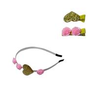 FUXIU Sweet Cool - Diadema con pinza para el pelo para niñas con lentejuelas en forma de estrella para fotografía de niños pequeños, suministros de peinado