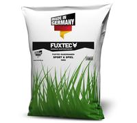 FUXTEC 10kg Semillas césped deporte y juego - Césped resistente y regeneración rápida