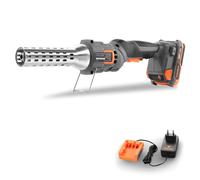 FUXTEC 20V Akku Anzünder FX-E1CL20 SET mit 1 x Akku 2Ah, 1 x Ladegerät 1A Naranja