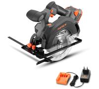 FUXTEC 20V Akku Handkreissäge FX-E1CS20 SET mit 1 x Akku 4Ah, 1 x Ladegerät 1A