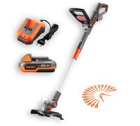 FUXTEC 20V Akku Rasentrimmer FX-E1RT20 SET mit 1 x Akku 2Ah, 1 x Ladegerät 2,4A Gris