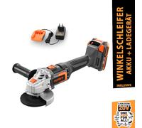 FUXTEC 20V Akku Winkelschleifer FX-E1WS20 SET mit 1 x Akku 2Ah, 1 x Ladegerät 1A