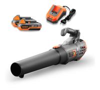 FUXTEC 20V Batería Soplador de Hojas FX-E1LB20 SET 1 con 2 x Batería 2Ah, 1 x Cargador 2,4A