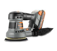 FUXTEC 20V FX-E1RS20 Lijadora rotorbital sin cable - Incluye batería y cargador