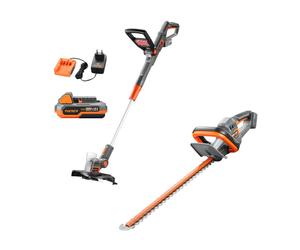 FUXTEC 20V Garten-Set FX-20VSET5 Rasentrimmer und Heckenschere