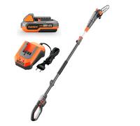 FUXTEC 20V Podadora de batería alta FX-E1HE20 SET con 1 x Batería 2Ah, 1 x Cargador 2,4A