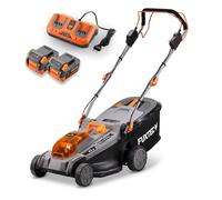 FUXTEC 40V Akku Rasenmäher FX-E2RM43PRO SET Gris