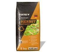 FUXTEC Abono césped alto en potasio FX-RDH5 • 5 kg hasta 125 m² • Ideal para otoño e invierno • Refuerza contra heladas • Liberación controlada • Fabricado en Alemania