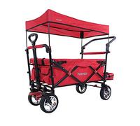 FUXTEC Bollerwagen CT800, Carro Plegable, Fux Family Collection - Carro de jardín para niños, Transporte, por Ciudad, Campo, Playa o montañ - Tirar o Empujar - Capacidad de Carga 75 kg
